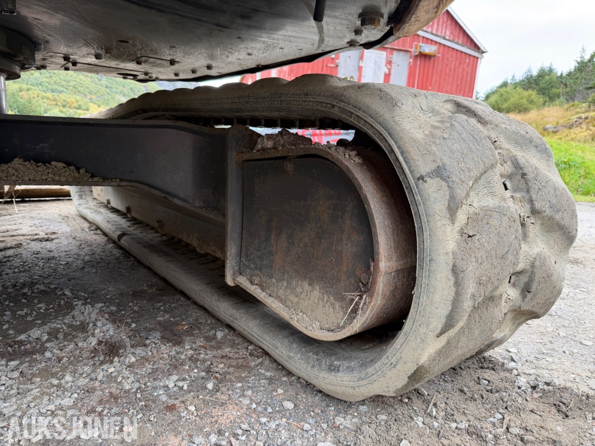 2016 Case CX80 C Beltegraver, 4072 t, Steelwrist X12, skjær og 2 skuffer