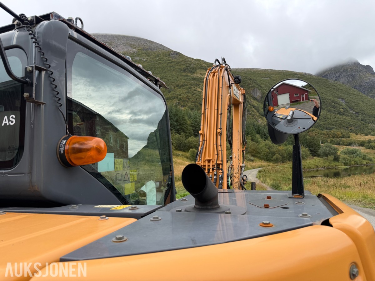 2016 Case CX80 C Beltegraver, 4072 t, Steelwrist X12, skjær og 2 skuffer