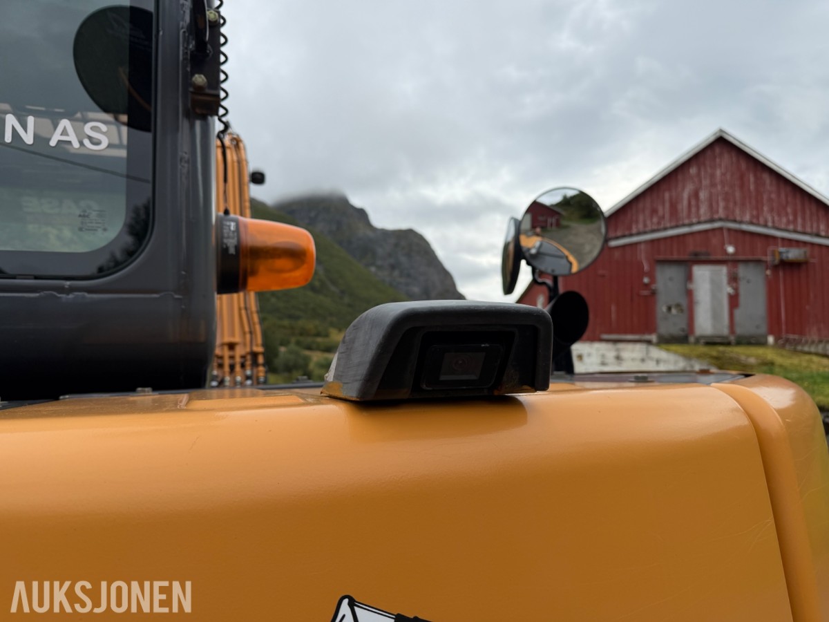 2016 Case CX80 C Beltegraver, 4072 t, Steelwrist X12, skjær og 2 skuffer