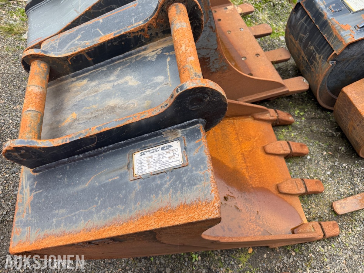 2016 Case CX80 C Beltegraver, 4072 t, Steelwrist X12, skjær og 2 skuffer