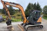 2016 Case CX80 C Beltegraver, 4072 t, Steelwrist X12, skjær og 2 skuffer