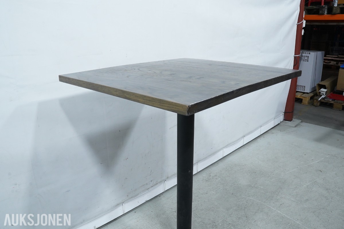 2 stk. Vega ståbord og 6 stk. barstoler