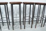 2 stk. Vega ståbord og 6 stk. barstoler