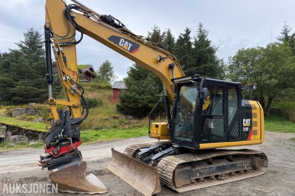 2019 Cat 313 FL Gravemaskin * Skjær * R5 Rototilt med gripekassett * to skuffer