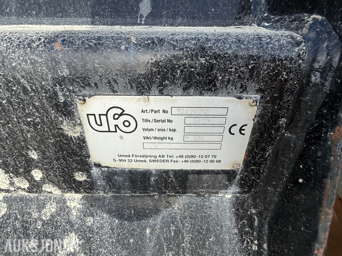 UFO 2.5m3 Snøskuffe