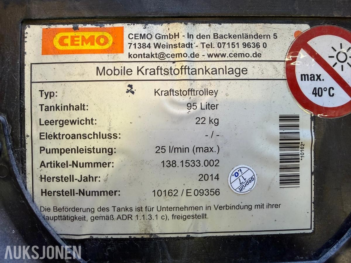 2014 CEMO Kraftstofftrolley