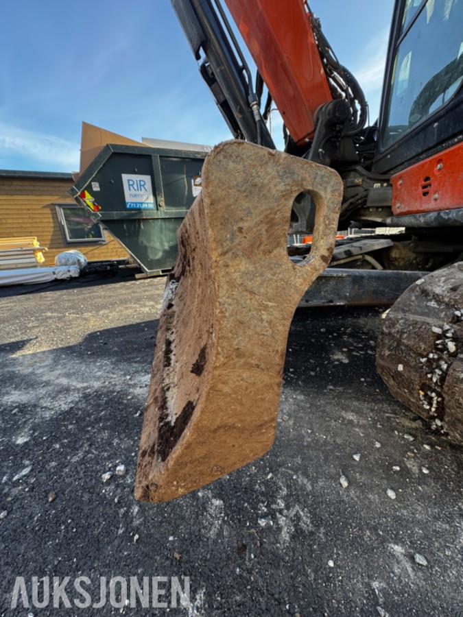 2021 Hitachi ZX65USB-6 CLR minigraver 6 tonn - Sentralsmøring - Tiltrotator - Pussskuffe - Graveskuffe - Sertifisert