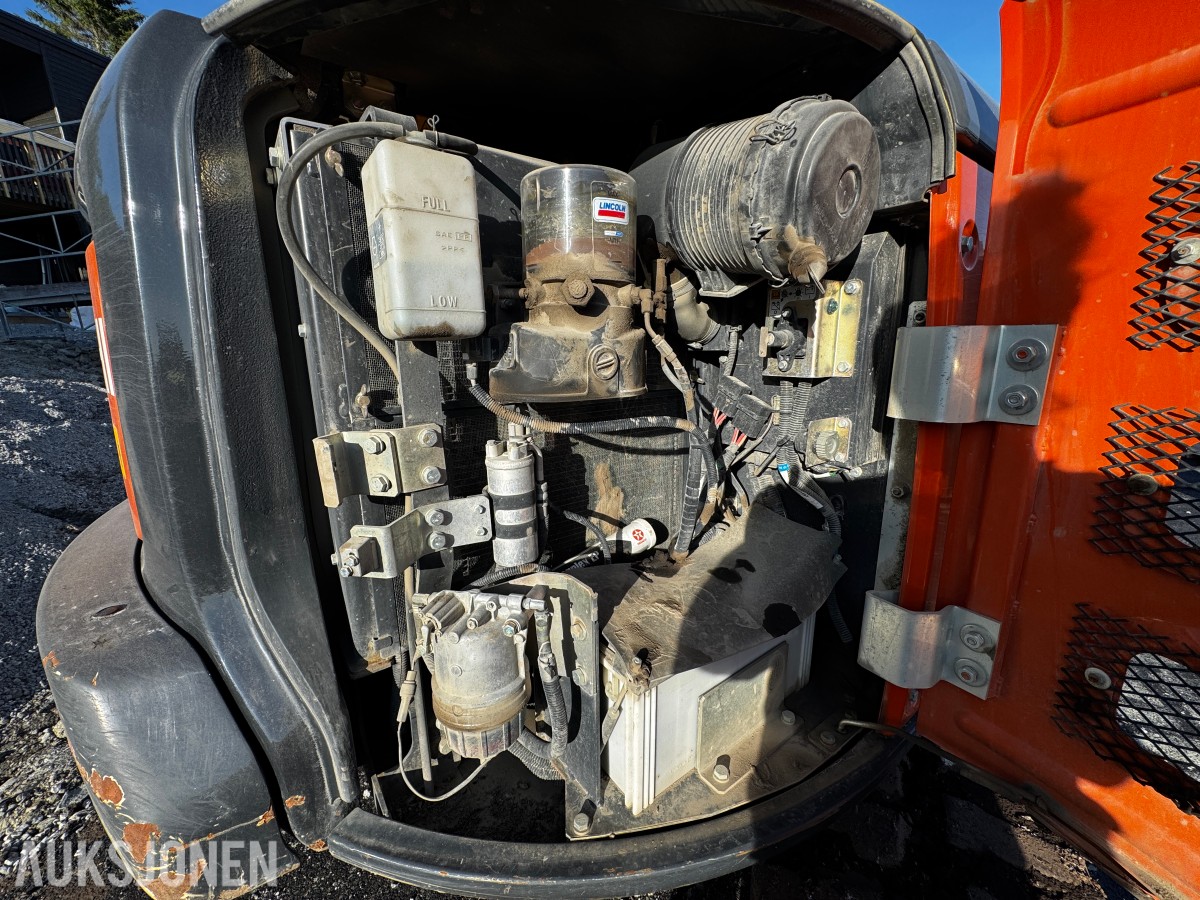 2021 Hitachi ZX65USB-6 CLR minigraver 6 tonn - Sentralsmøring - Tiltrotator - Pussskuffe - Graveskuffe - Sertifisert