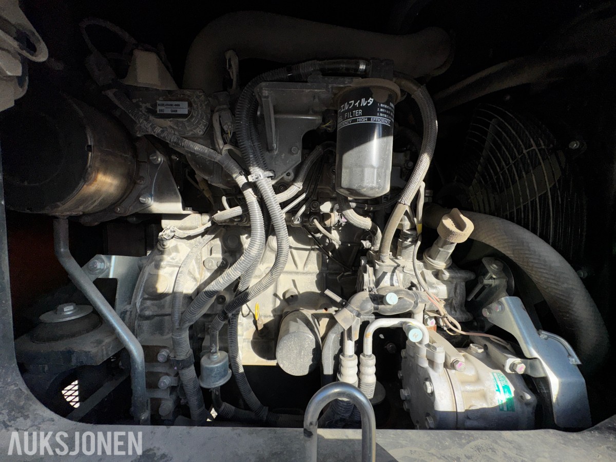 2021 Hitachi ZX65USB-6 CLR minigraver 6 tonn - Sentralsmøring - Tiltrotator - Pussskuffe - Graveskuffe - Sertifisert