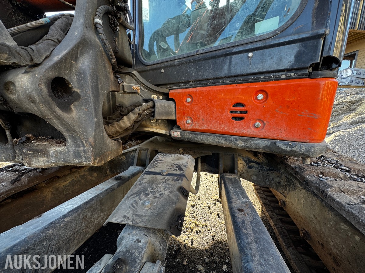 2021 Hitachi ZX65USB-6 CLR minigraver 6 tonn - Sentralsmøring - Tiltrotator - Pussskuffe - Graveskuffe - Sertifisert
