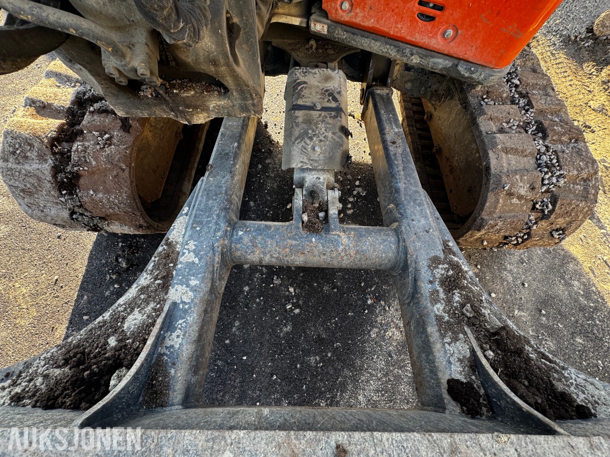 2021 Hitachi ZX65USB-6 CLR minigraver 6 tonn - Sentralsmøring - Tiltrotator - Pussskuffe - Graveskuffe - Sertifisert