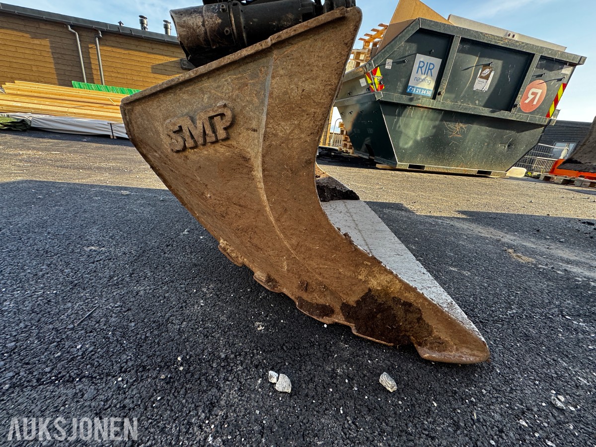 2021 Hitachi ZX65USB-6 CLR minigraver 6 tonn - Sentralsmøring - Tiltrotator - Pussskuffe - Graveskuffe - Sertifisert
