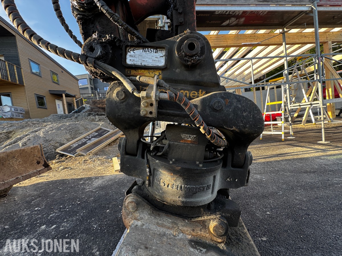 2021 Hitachi ZX65USB-6 CLR minigraver 6 tonn - Sentralsmøring - Tiltrotator - Pussskuffe - Graveskuffe - Sertifisert