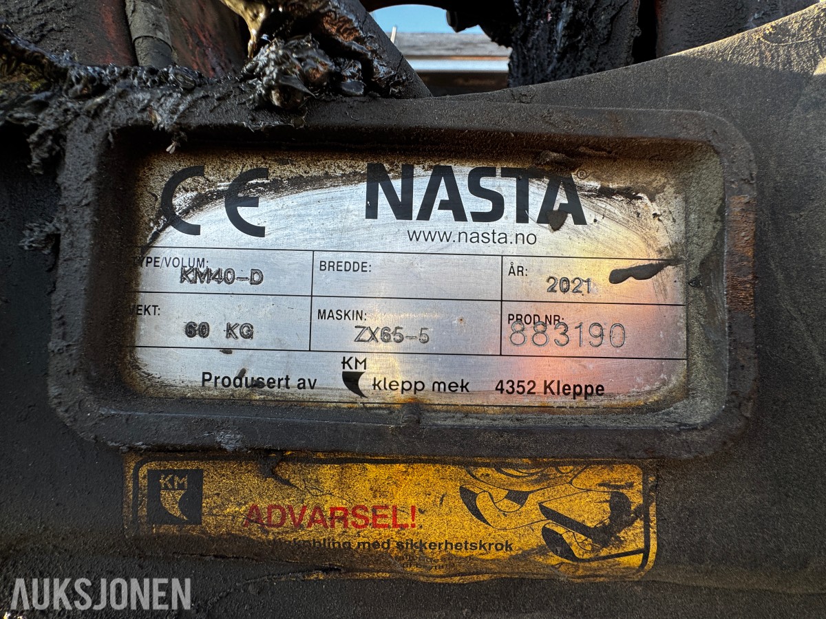 2021 Hitachi ZX65USB-6 CLR minigraver 6 tonn - Sentralsmøring - Tiltrotator - Pussskuffe - Graveskuffe - Sertifisert