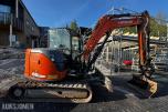 2021 Hitachi ZX65USB-6 CLR minigraver 6 tonn - Sentralsmøring - Tiltrotator - Pussskuffe - Graveskuffe - Sertifisert