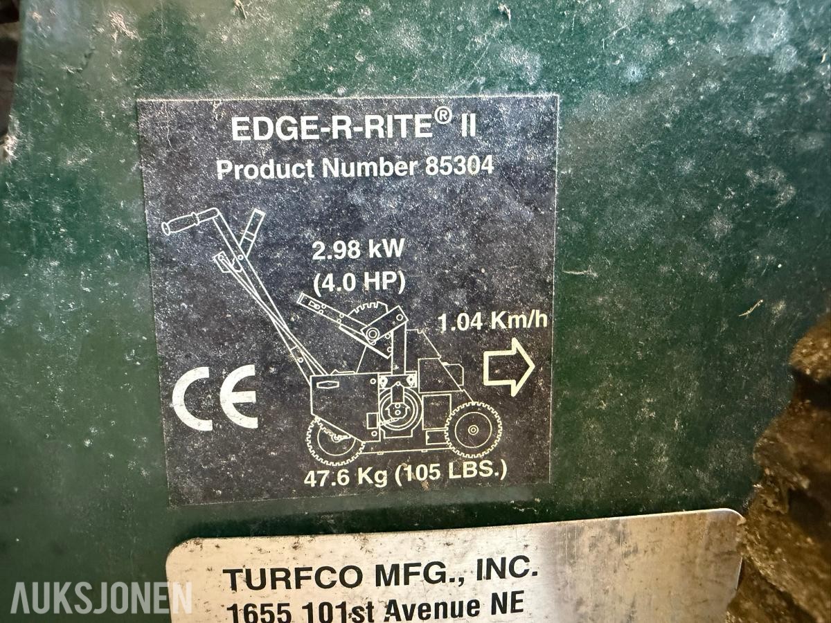 Turfco Edge-R-Rite II maskin kantskjærer