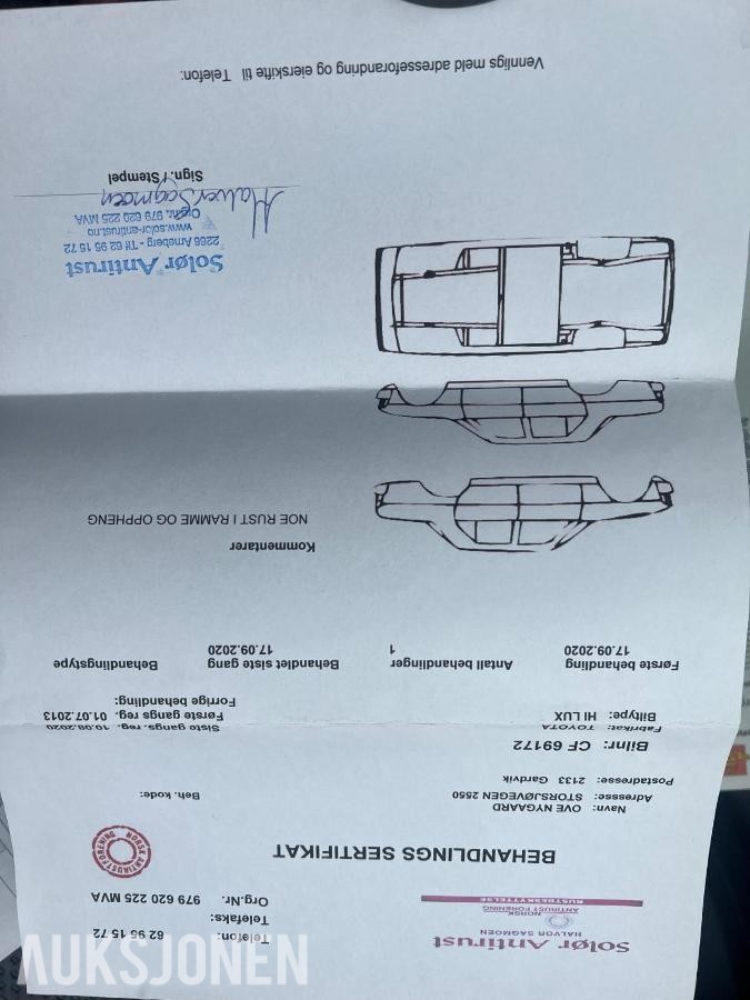 2013 Toyota HiLux 2.5-144 D 4WD / hardtop / 147414km