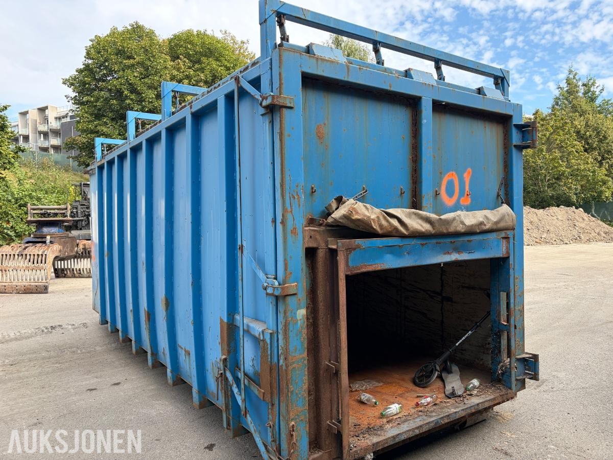 Krokcontainer - Container Lukket 01