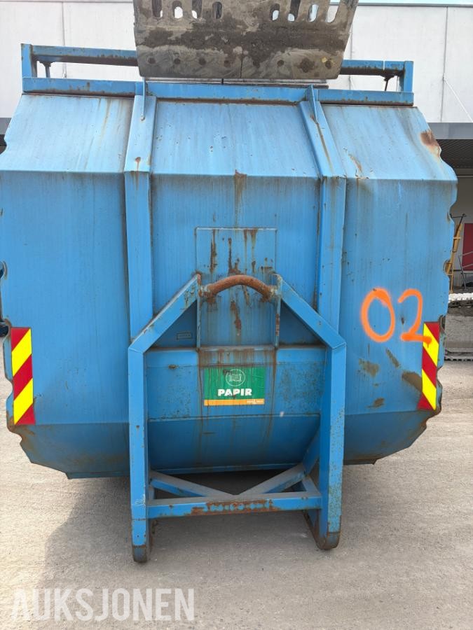 Krokcontainer - Container Lukket 02 Lukket
