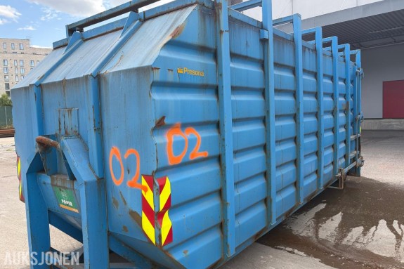 Krokcontainer - Container Lukket 02 Lukket