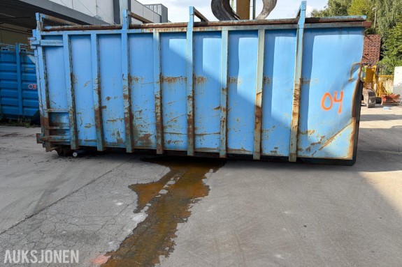 Krokcontainer - Container Lukket 04 Lukket