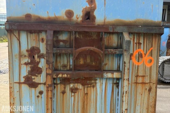 Krokcotainer - Container Lukket 06 Lukket