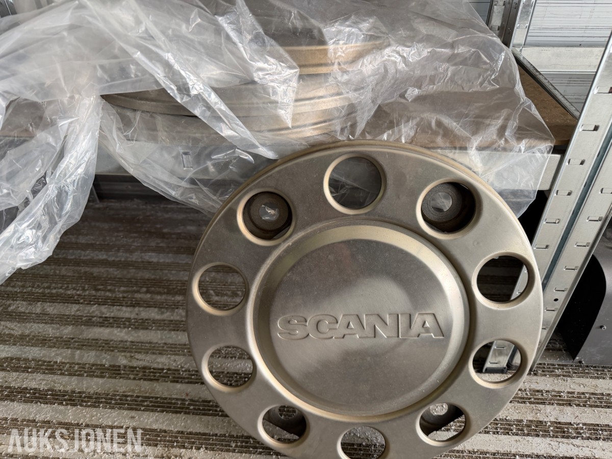 4 x originale hjulkapsler Scania