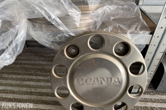 4 x originale hjulkapsler Scania