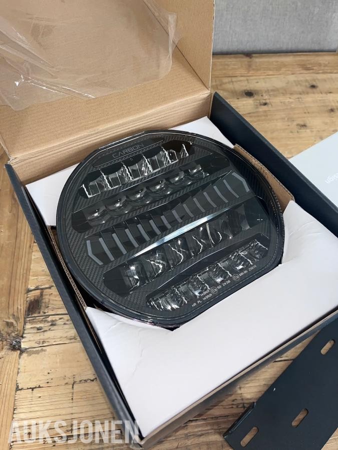 Raw Carbon 9'' LED ekstralys, 2 stk