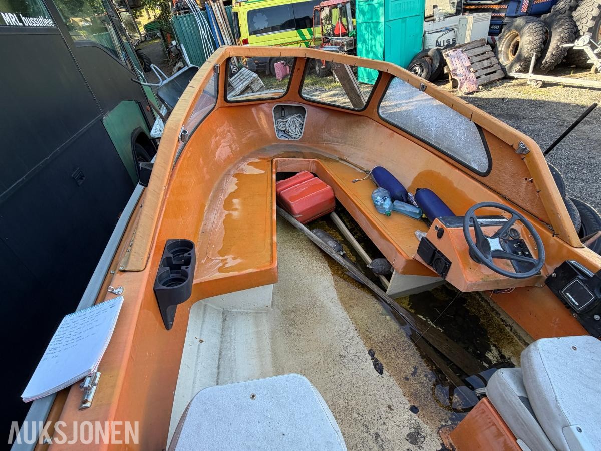 1992 Askeladden 16-3400 med Mercury FourStroke EFI 40 hk (2002) – repobjekt