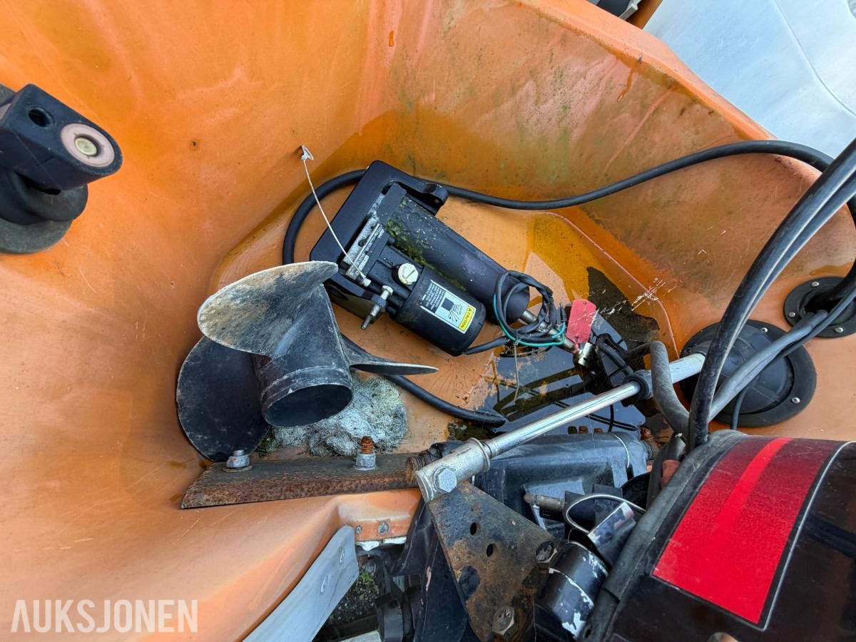 1992 Askeladden 16-3400 med Mercury FourStroke EFI 40 hk (2002) – repobjekt