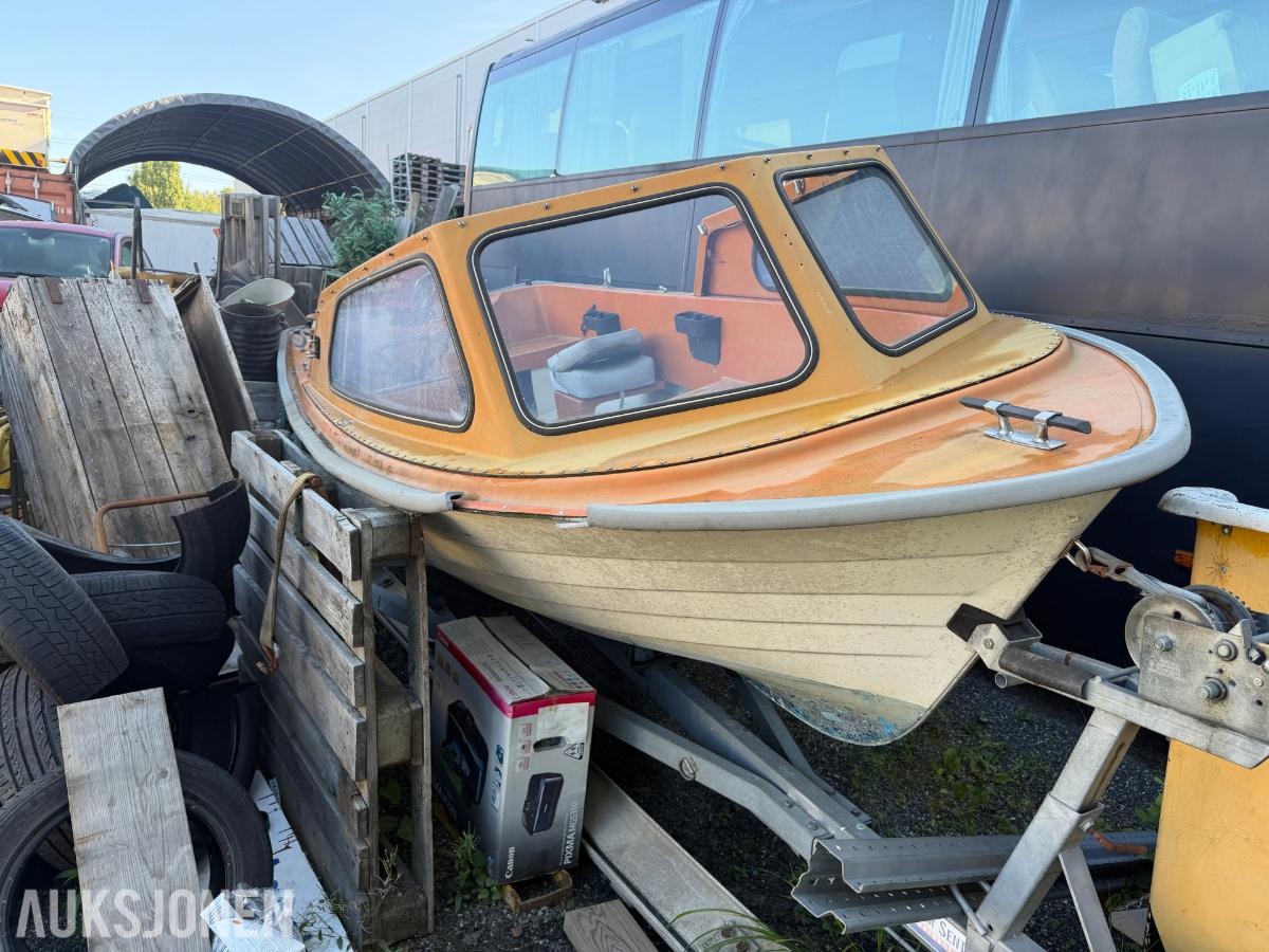 1992 Askeladden 16-3400 med Mercury FourStroke EFI 40 hk (2002) – repobjekt