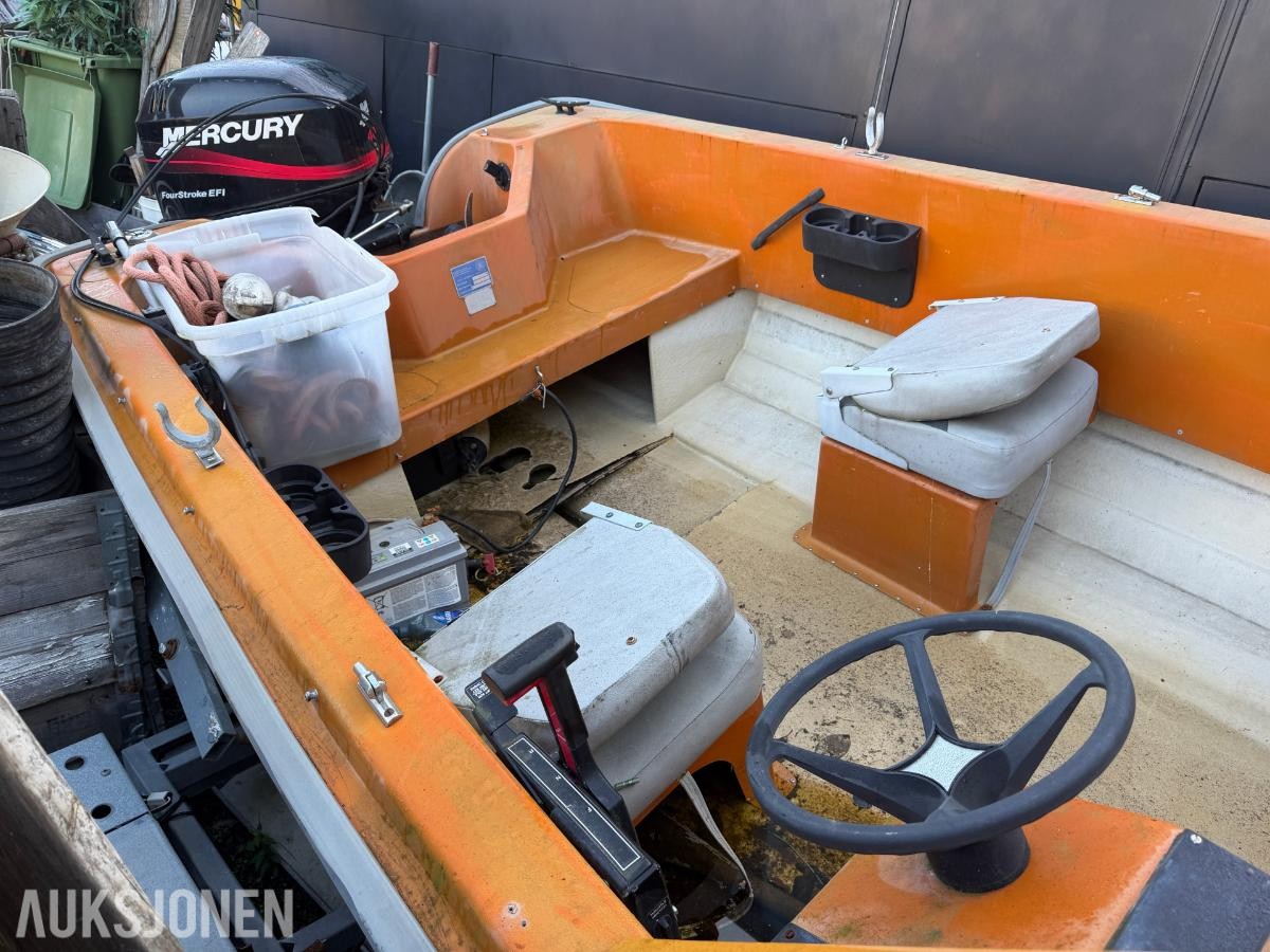 1992 Askeladden 16-3400 med Mercury FourStroke EFI 40 hk (2002) – repobjekt