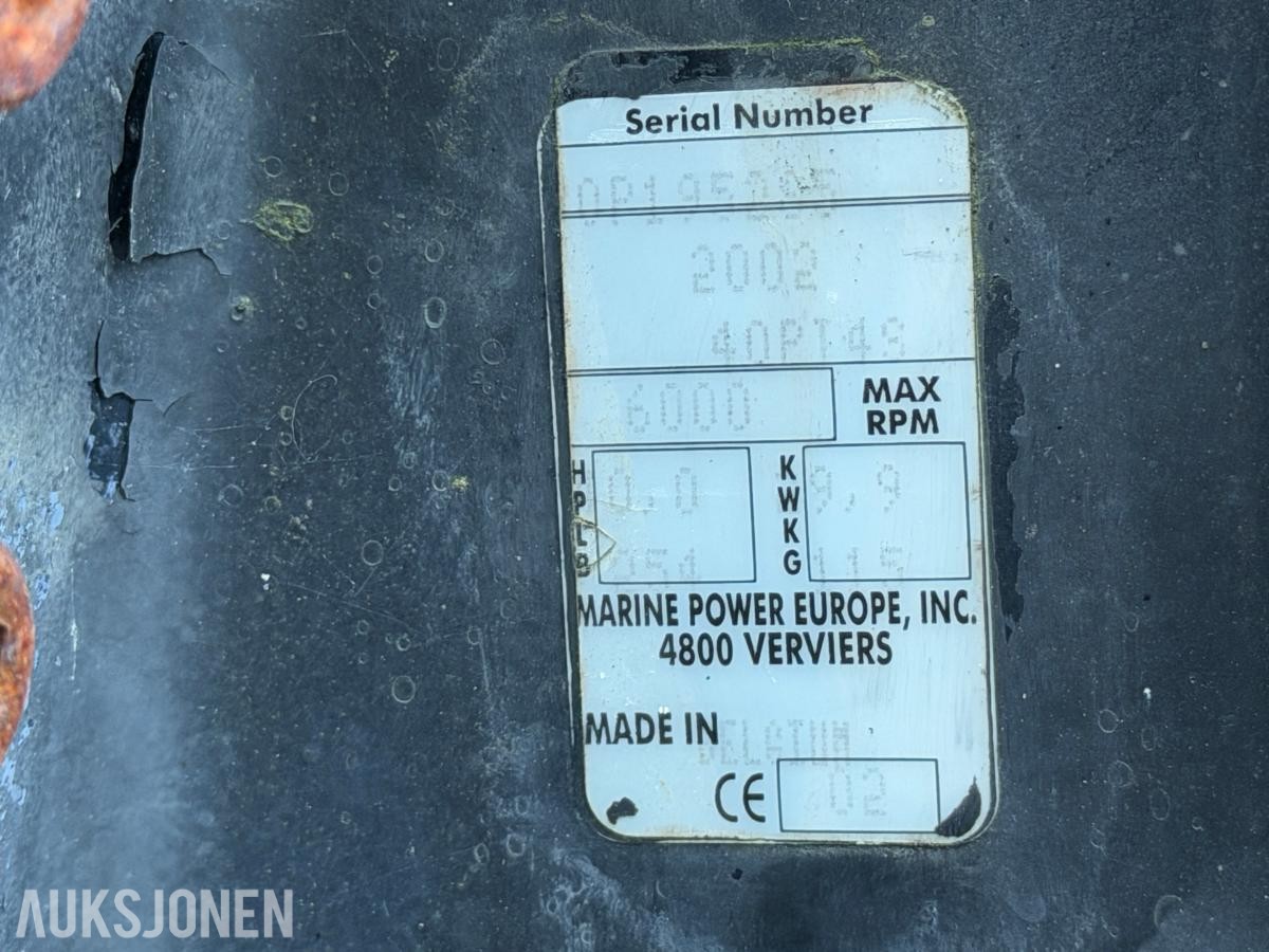 1992 Askeladden 16-3400 med Mercury FourStroke EFI 40 hk (2002) – repobjekt