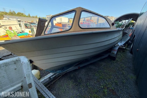 1992 Askeladden 16-3400 med Mercury FourStroke EFI 40 hk (2002) – repobjekt