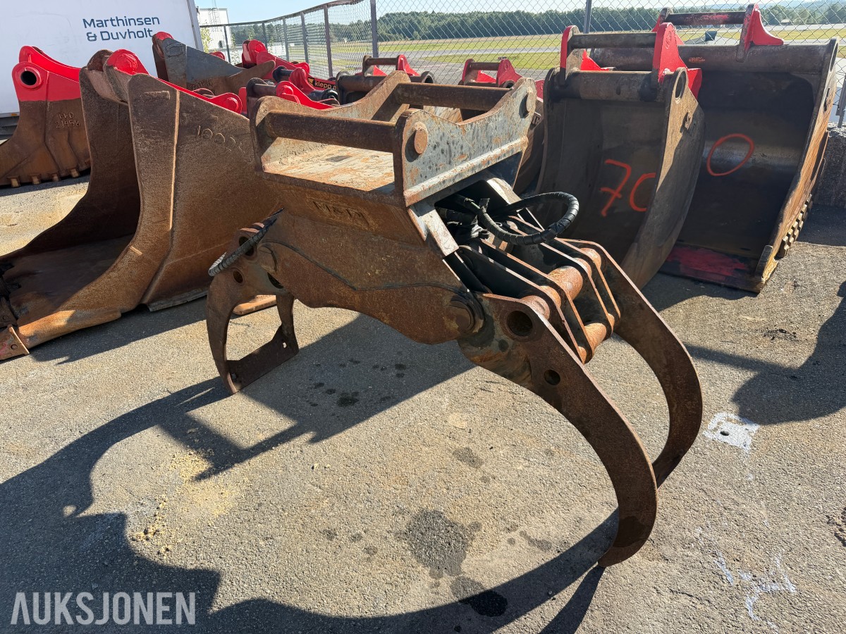 Hydraulisk tømmerklo - S70 feste