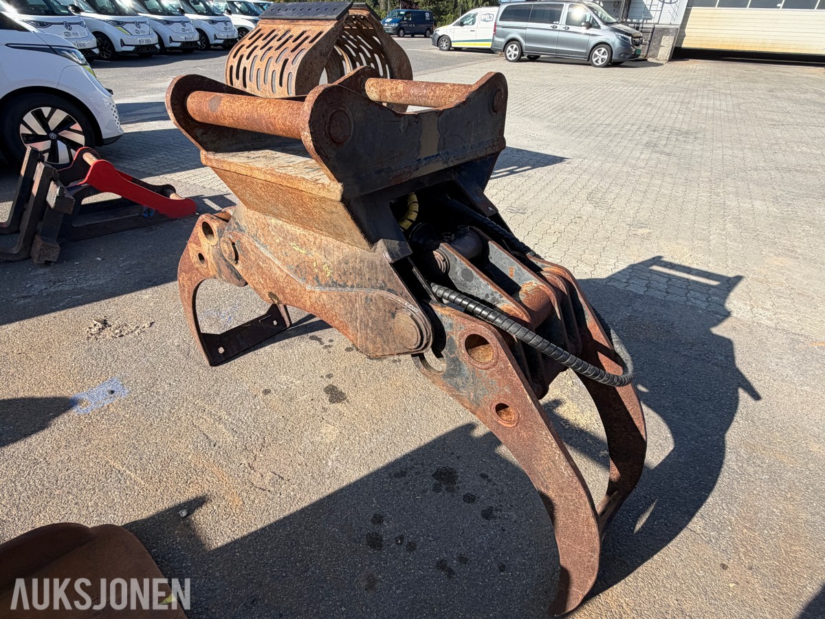 Hydraulisk tømmerklo - S70 feste