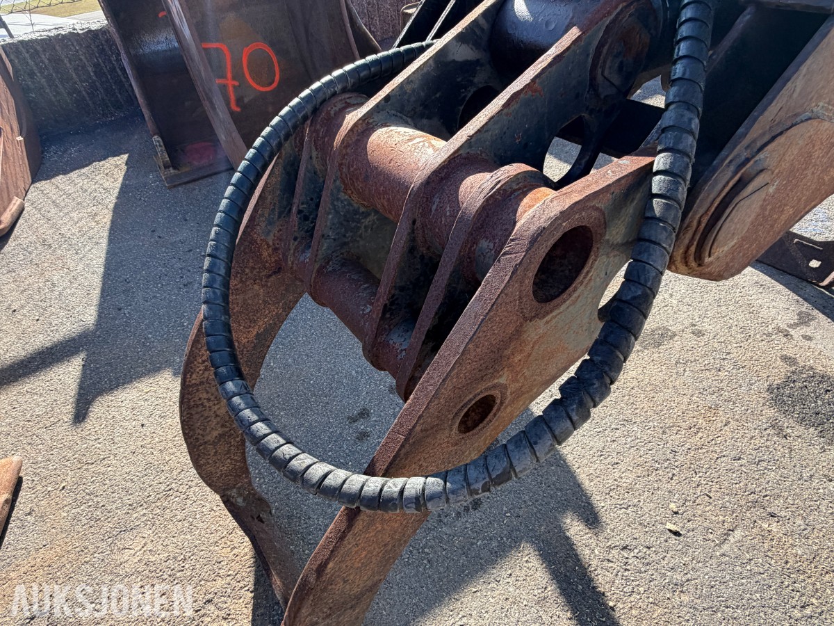 Hydraulisk tømmerklo - S70 feste