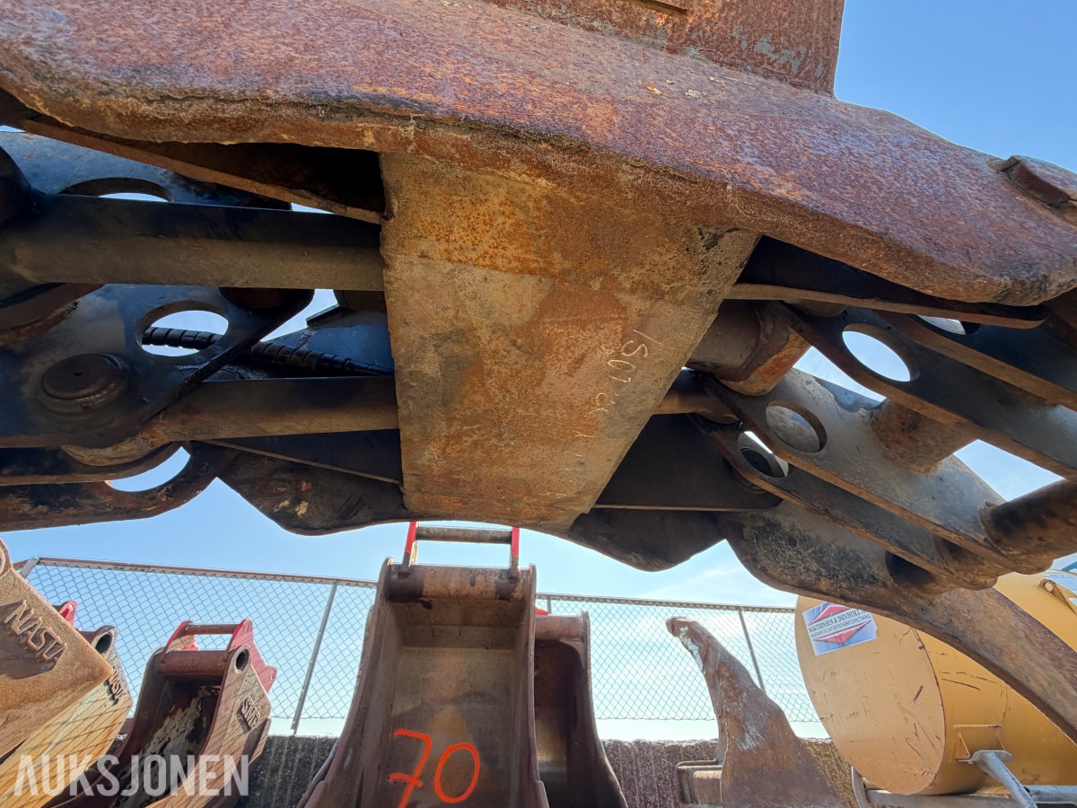 Hydraulisk tømmerklo - S70 feste