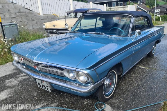 1962 Oldsmobile F85 el cabriolet - Hydra-Matic ROTO 5 automatgir 215 cui 3.5 liters V8 54000km