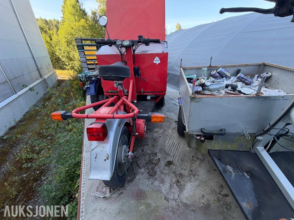 2008 3 stk. Norsjö Carrier elektriske trehjulssykler repobjekter