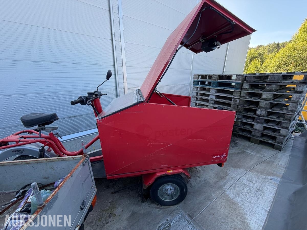 2008 3 stk. Norsjö Carrier elektriske trehjulssykler repobjekter