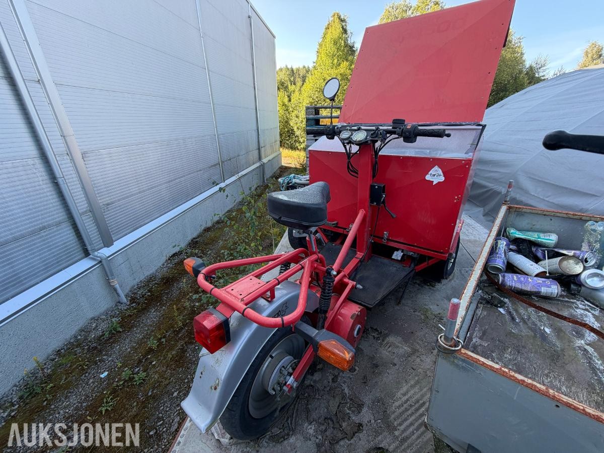 2008 3 stk. Norsjö Carrier elektriske trehjulssykler repobjekter