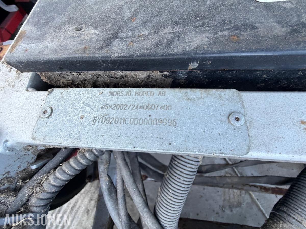 2008 3 stk. Norsjö Carrier elektriske trehjulssykler repobjekter