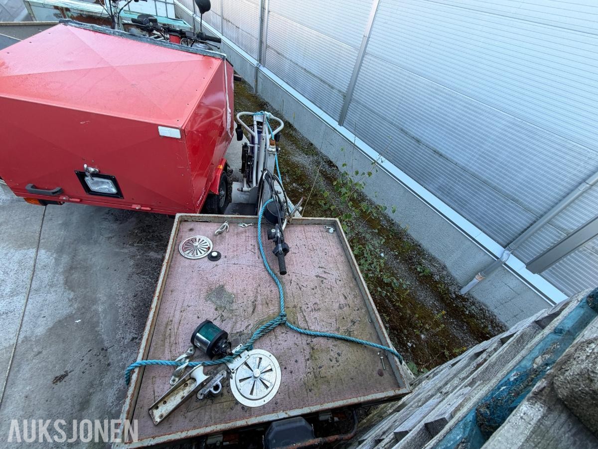 2008 3 stk. Norsjö Carrier elektriske trehjulssykler repobjekter