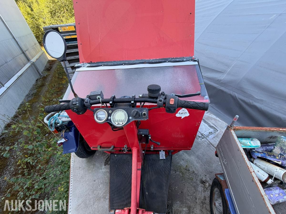 2008 3 stk. Norsjö Carrier elektriske trehjulssykler repobjekter
