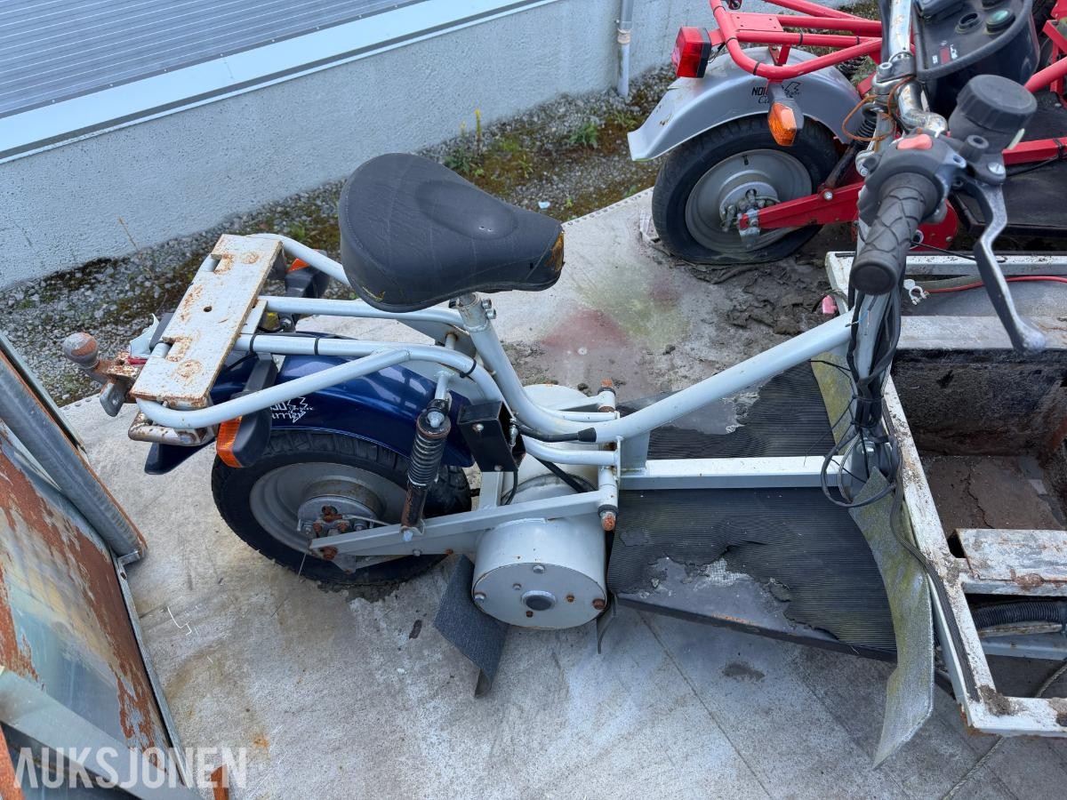 2008 3 stk. Norsjö Carrier elektriske trehjulssykler repobjekter