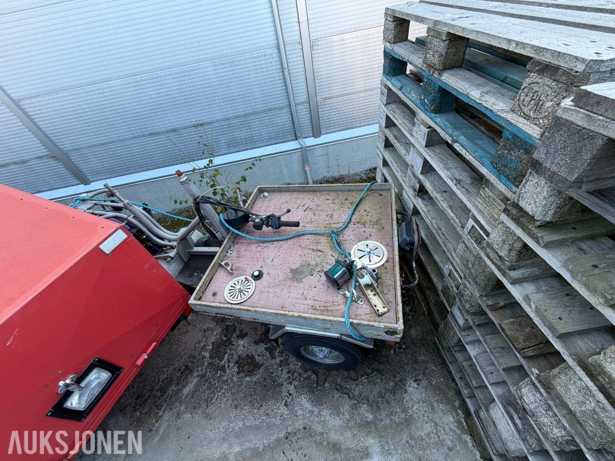 2008 3 stk. Norsjö Carrier elektriske trehjulssykler repobjekter