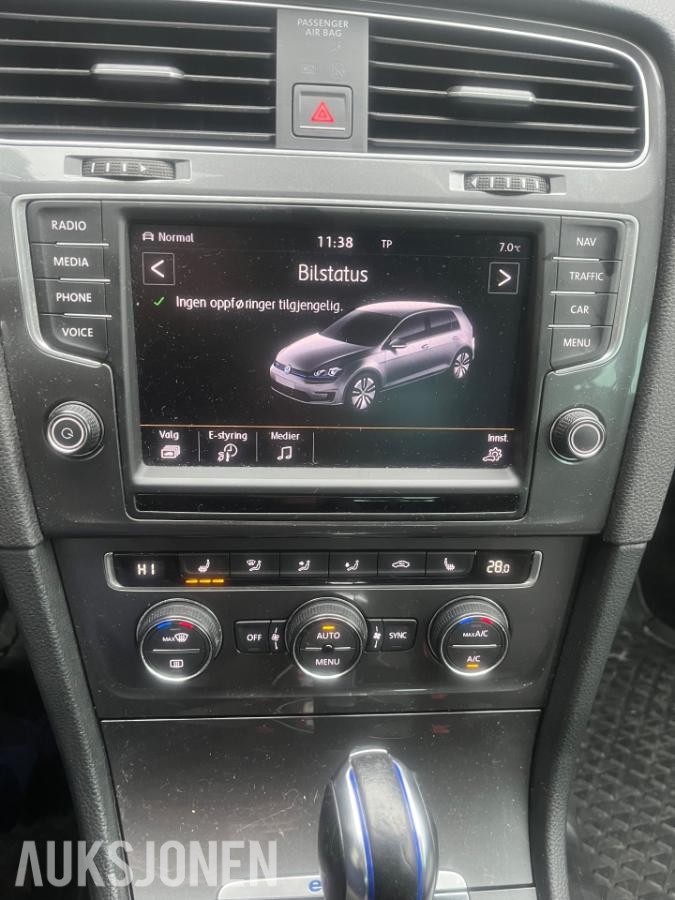 2016 Volkswagen E-Golf automat adaptiv cruisekontroll ryggekamera eu ok 10.2028 145380km