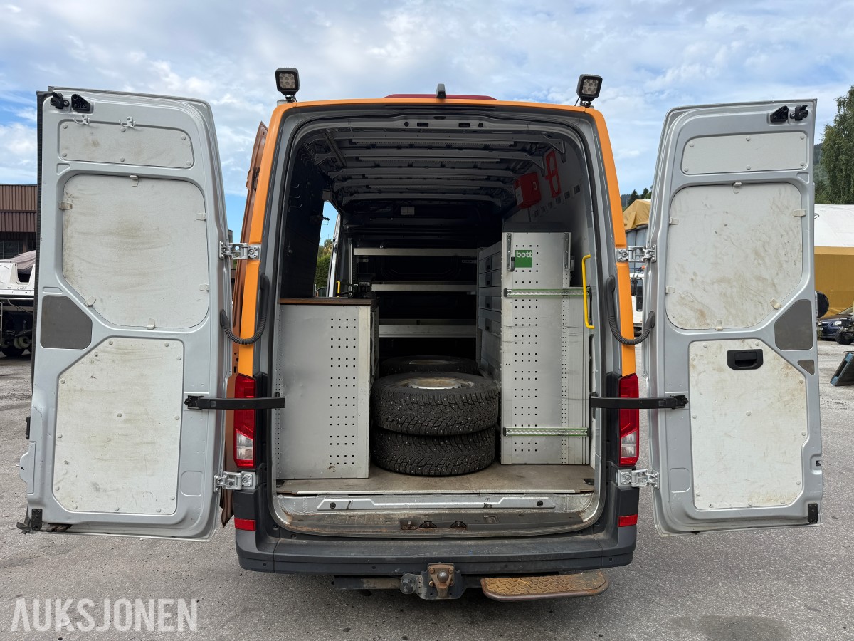2022 Volkswagen Crafter 35 L3 2,0 TDI 177hk 4Motion aut. Bott innredning i varerom.